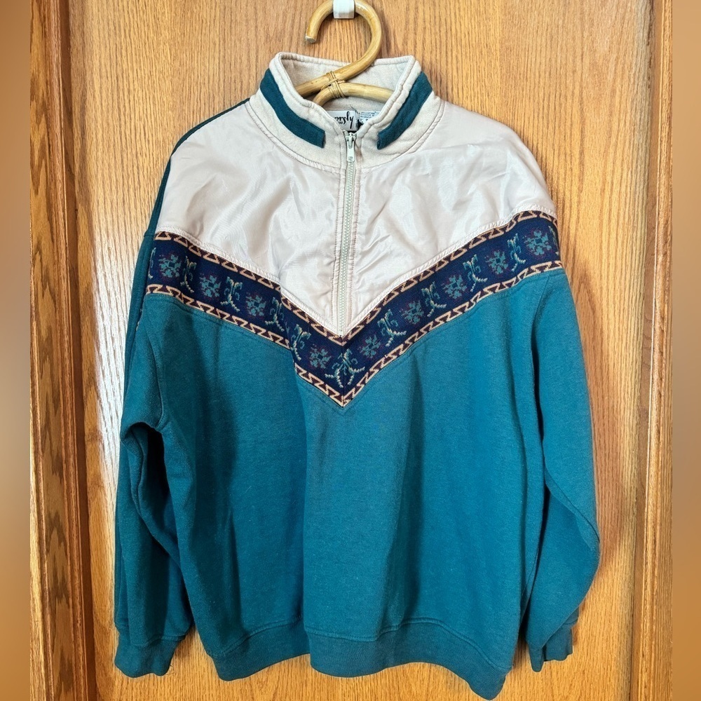 Vintage Morsly Quarter Zip Sweatshirt